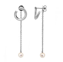 Load image into Gallery viewer, Rilo &amp; Pearl Drop Earrings
