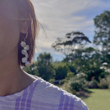 Load image into Gallery viewer, Girl Wearing Lusi Earrings In A Garden
